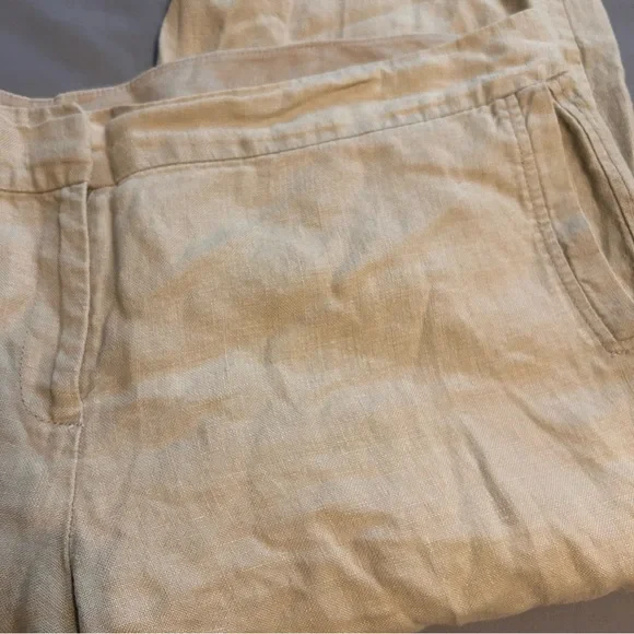 Eileen Fisher Linen Crop Pants - Picture 6 of 12